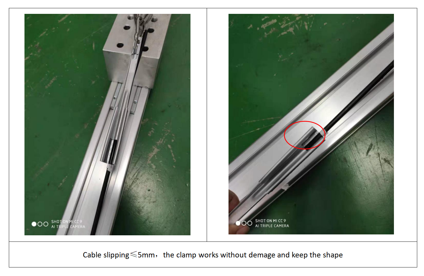 Resultado de la prueba