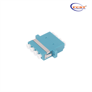 LCUPC a LCUPC Quad Single Mode Single Fiber Fiber Optic Adapter Couptor con brida