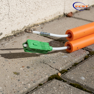 Conjuntos de cables de bajada MDU flexibles: microcables preconectorizados soplados