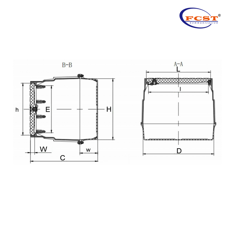 FCST-TH-SMC04 Boca de acceso de telecomunicaciones duradera Tier 22 para instalación de cables con servicio personalizado