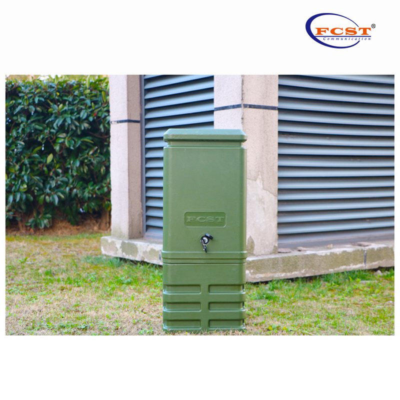 Pedestal de fibra óptica impermeable para red de telecomunicaciones