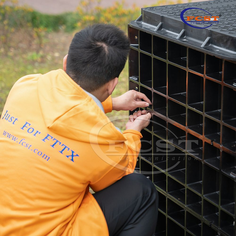 Cámara de boca de telecomunicaciones subterránea FCST-TH-SMC08 con servicio ODM