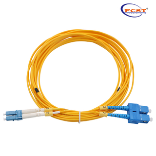 Scupc-lcupc duplex singlemode 3.0 mm 2m PVC Patchcord