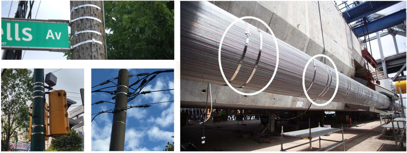 Bandas de acero inoxidable