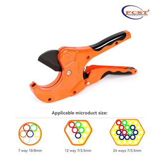  Cortador de paquete de tubo de microducción HDPE 