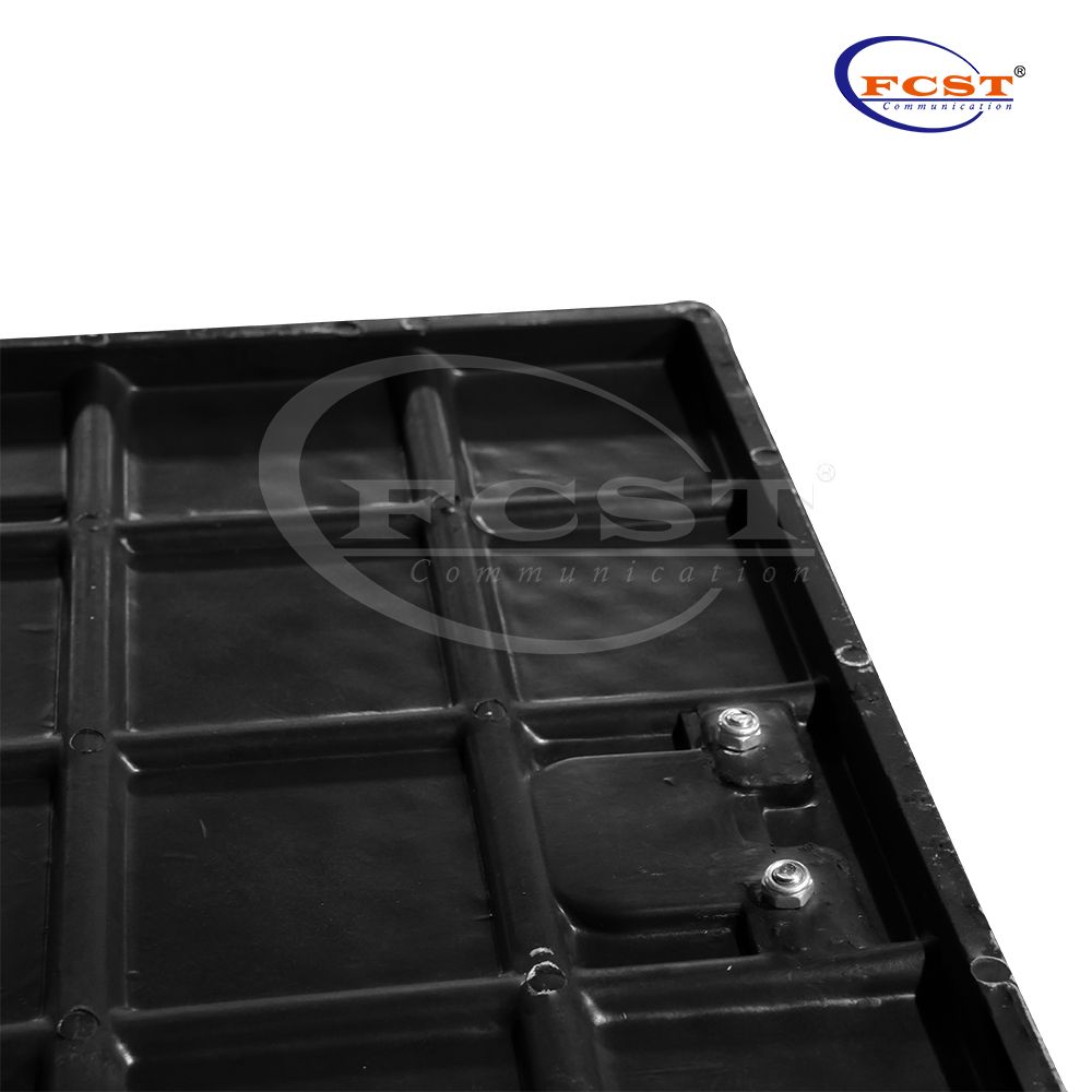 Peatonal 655x655mm BMC Square Manhole Cubierta y marco 
