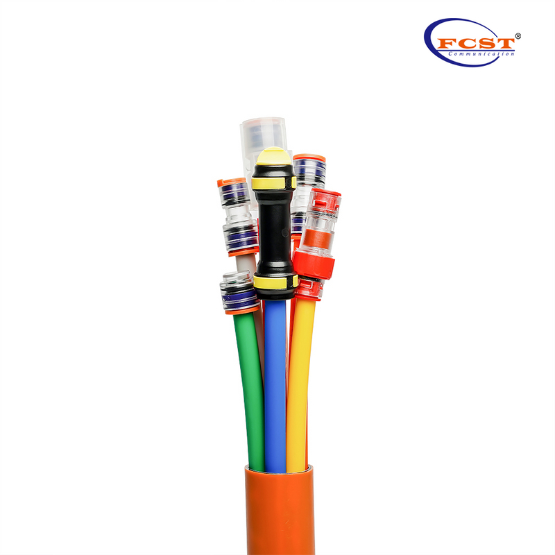 Conector recto enterrado directamente