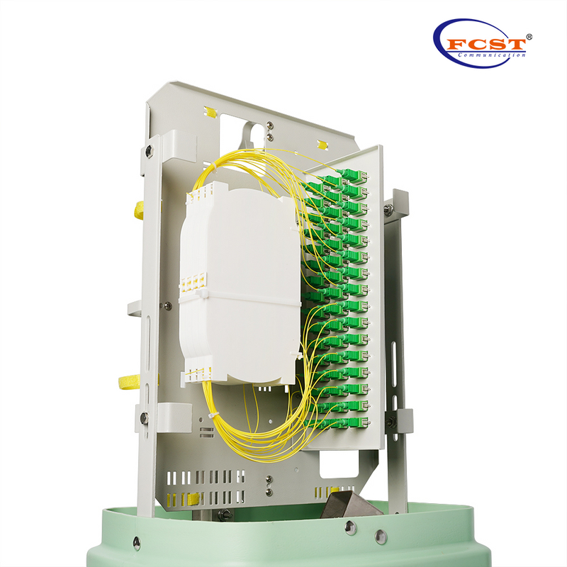 Pedestal de fibra óptica impermeable de plástico para exteriores LLDPE Dame para distribución de fibra óptica