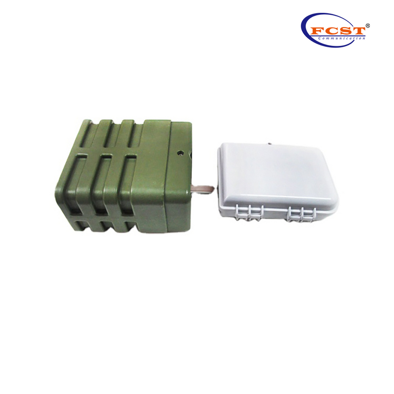 Pedestal de fibra óptica impermeable para red de telecomunicaciones