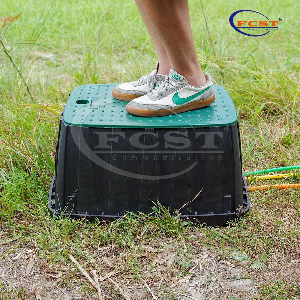 Cámara de acceso a conductos de plástico de la serie Fiber Vaults para fábrica de escenarios múltiples