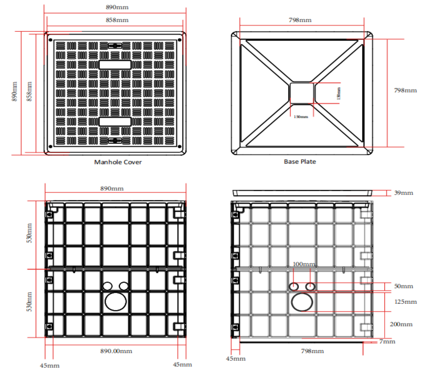 caja de almacenamiento subterr&aacute;nea