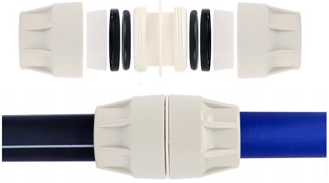 Conector de instalación de tuberías de HDPE