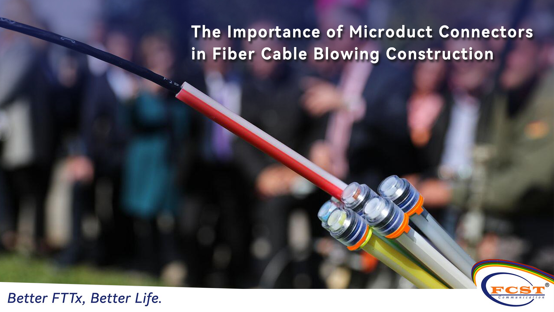 La importancia de los conectores de microductos en la construcción de soplado de cable de fibra