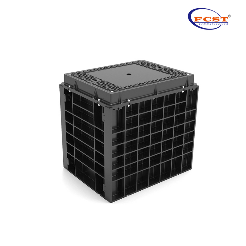 FCST-FDP01 multifunción FTTH Fiber Punto de entrega de fibra Kit de inserción de pedestal/soporte de bóveda