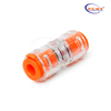 Uso del conector recto del microducto FCST-15JDB-SC IP68 DB para el sistema de soplado de aire de fibra óptica