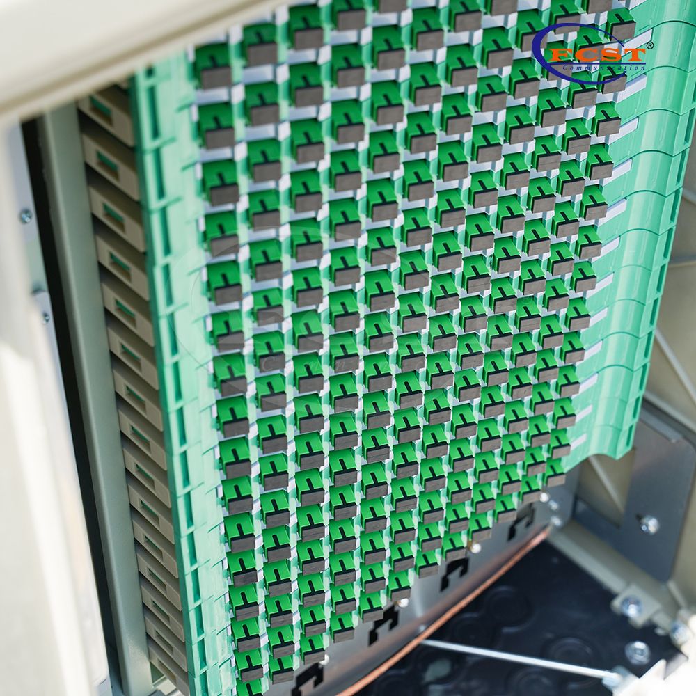 Gabinete de distribución de fibra óptica para exteriores FCST03501 144 núcleos