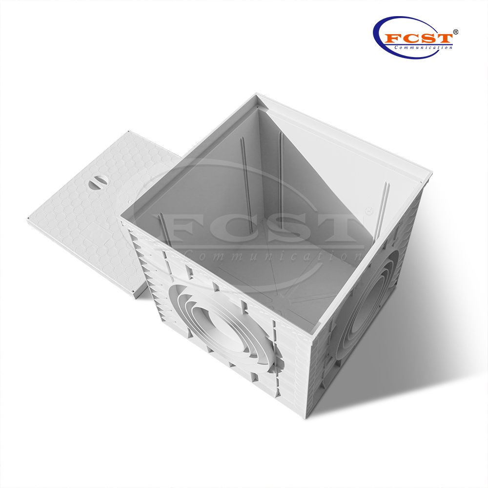 FCST-TH-SMC11-500 Pozo de polipropileno Chambe de acceso cuadrado de 500*500*516 mm para sistema de drenaje