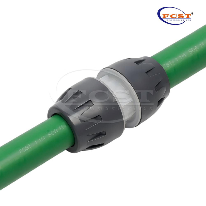 FCST-ERS42.2(1 1/4,SDR11) Acoplamientos y conectores de HDPE para proyectos subterráneos